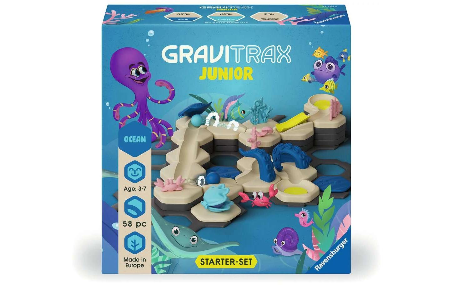 Ravensburger Kugelbahn GraviTrax Junior Starter Set S My Ocean Ravensburger Kugelbahn GraviTrax Junior Starter Set S My Ocean