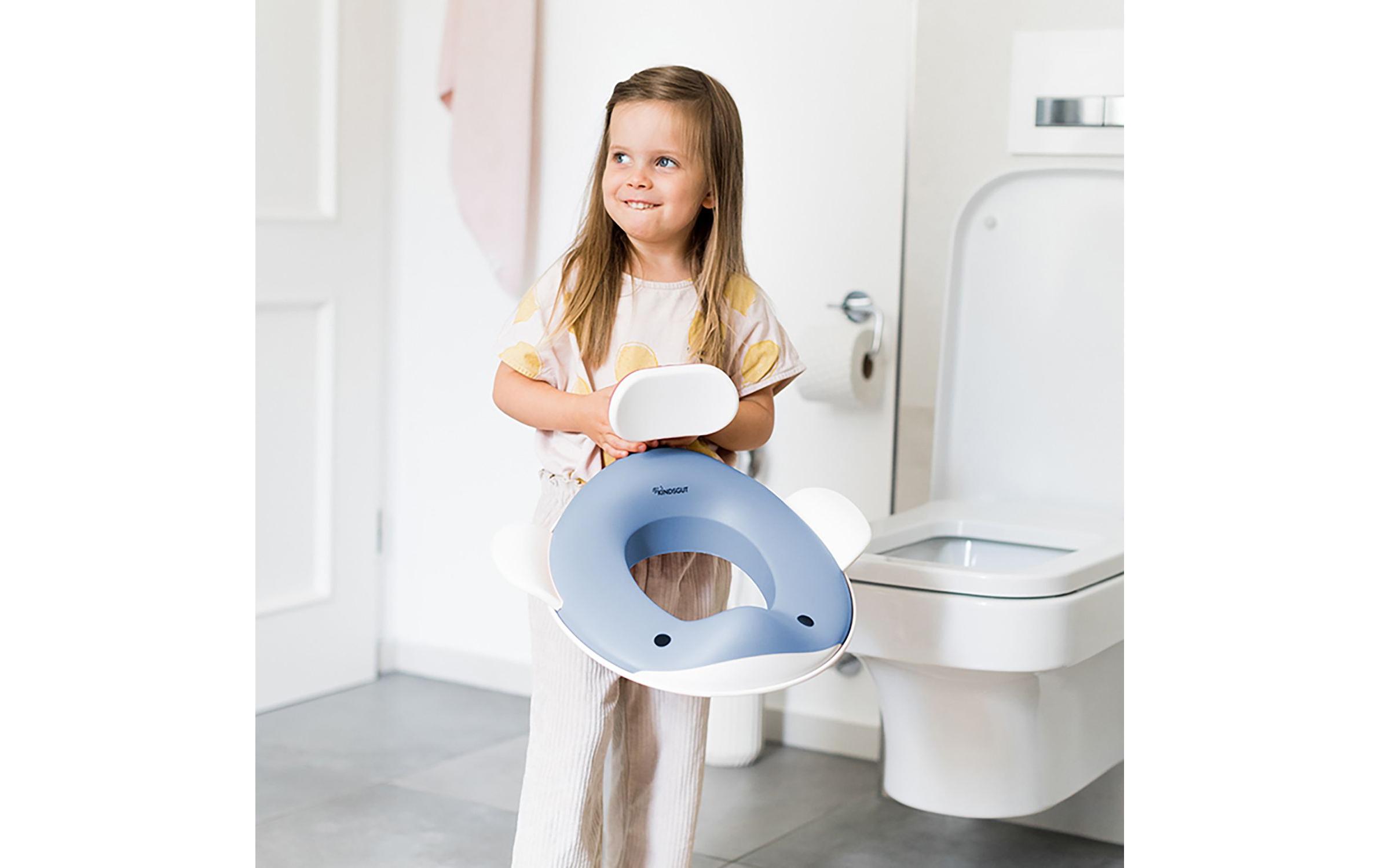 Kindsgut Toilettensitz Wal Taubenblau