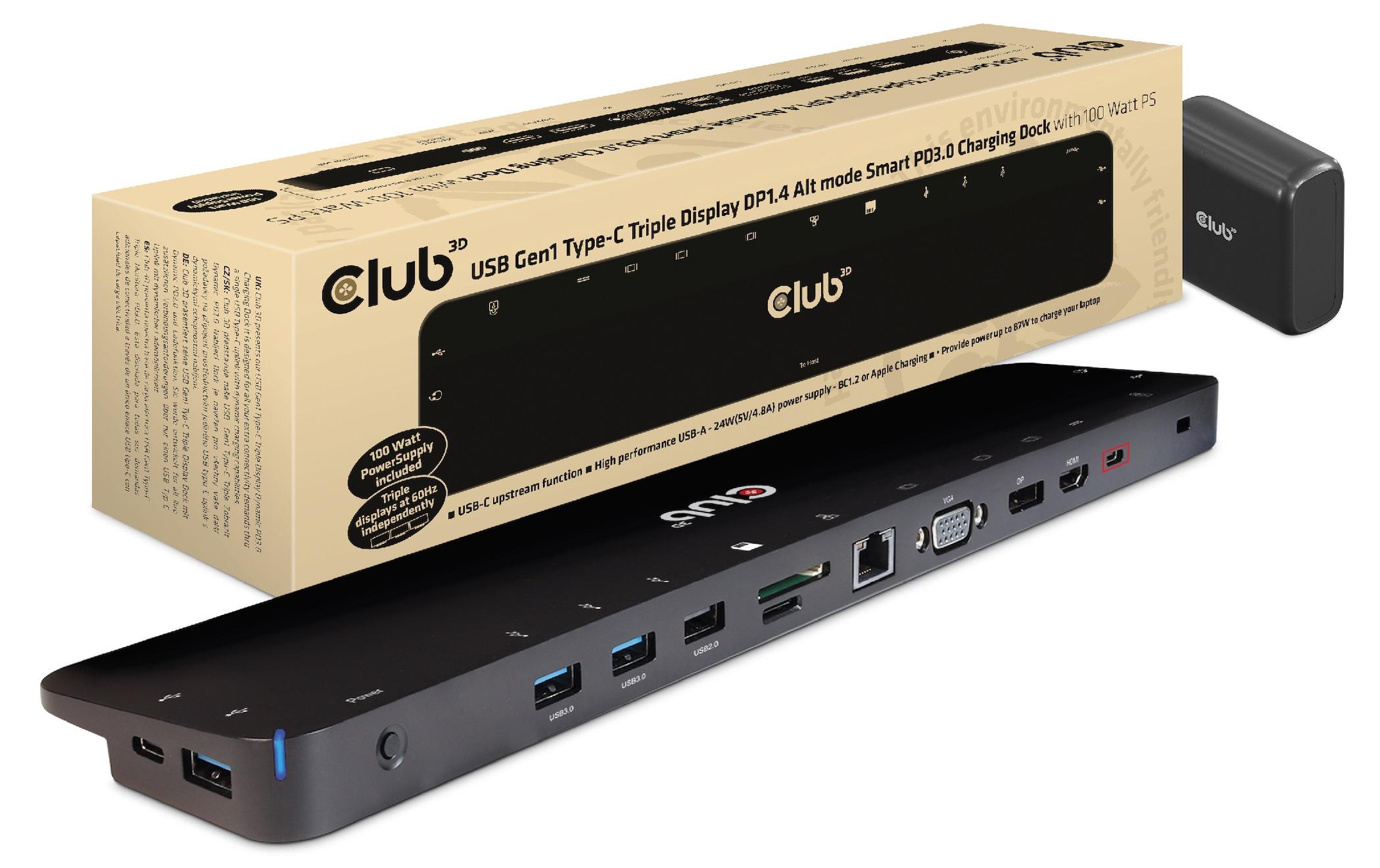 Club 3D Dockingstation CSV-1565 Club 3D Dockingstation CSV-1565