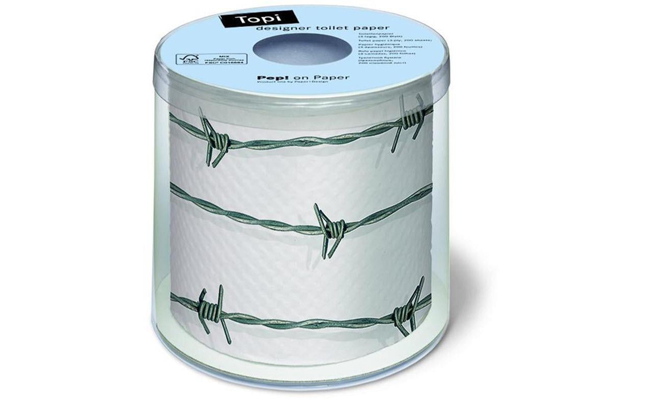 Paper + Design Toilettenpapier Barbed wire Rollen, 3-lagig, Mehrfarbig Paper + Design Toilettenpapier Barbed wire Rollen, 3-lagig, Mehrfarbig