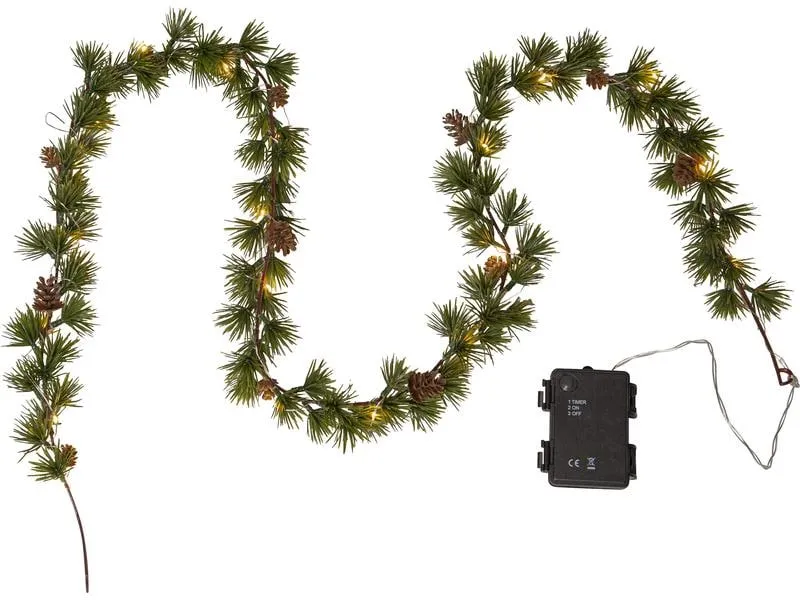 Star Trading Girlande LED Larix, 140 cm, Grün Star Trading Girlande LED Larix, 140 cm, Grün