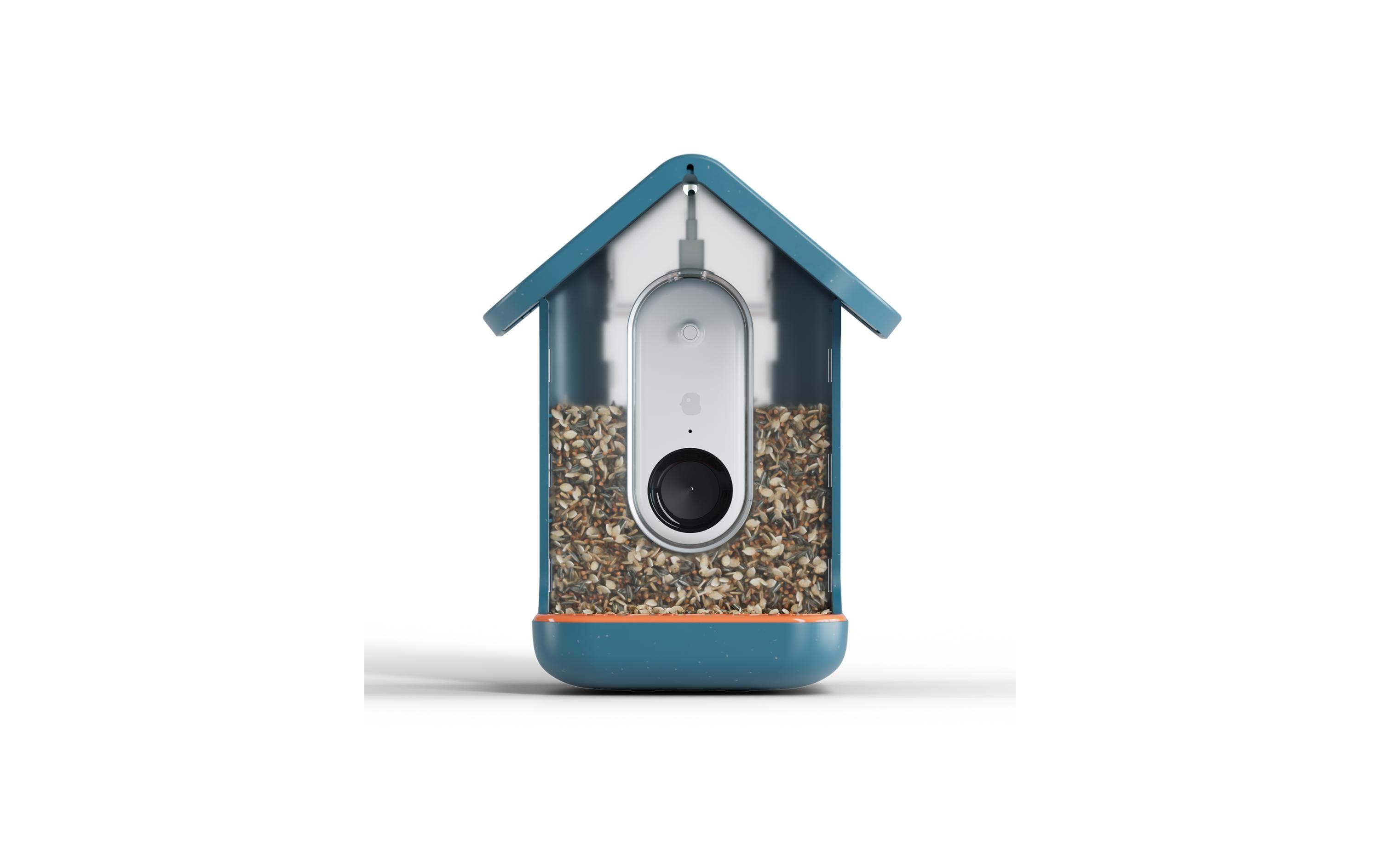 Birdbuddy Futterspender 2.0 mit Solardach und AI Vogelerkennung