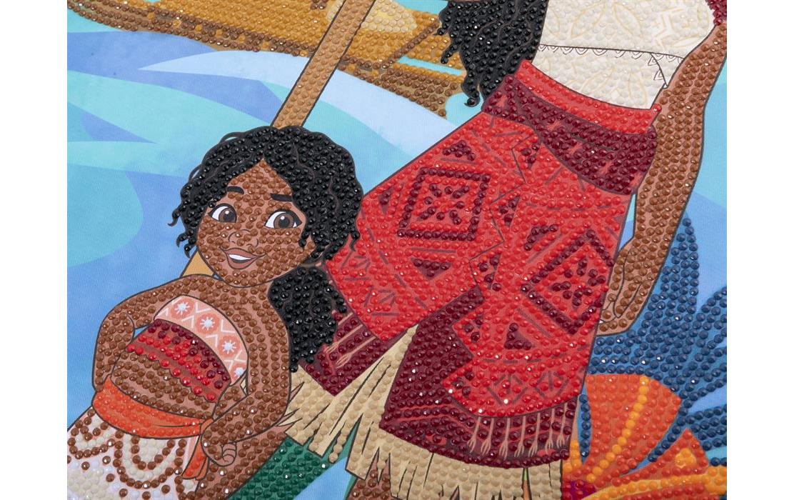 CRAFT Buddy Bastelset Moana Crystal Art Scroll 40 x 50 cm CRAFT Buddy Bastelset Moana Crystal Art Scroll 40 x 50 cm