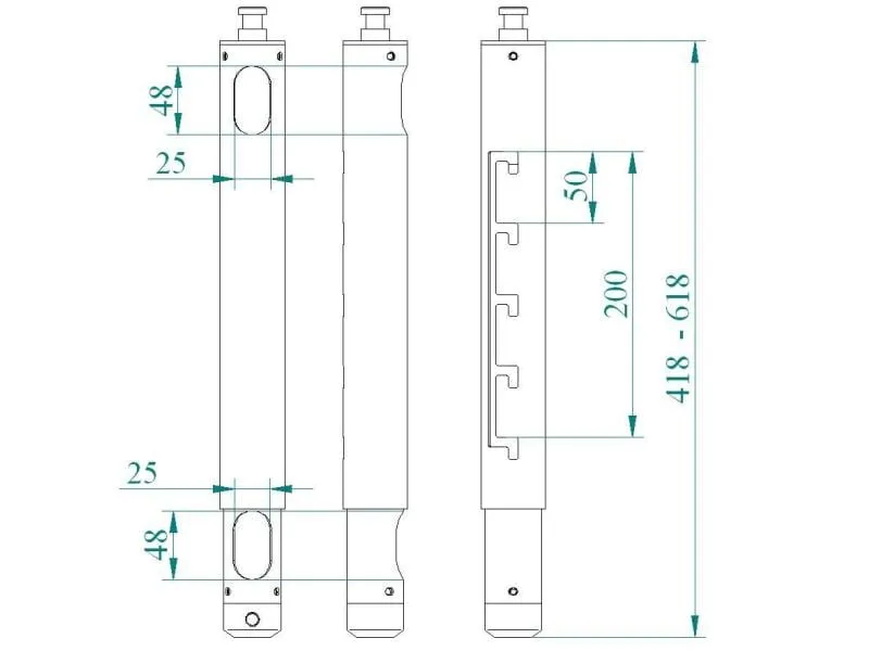 Euromet Verlängerung ARAKNO 40-60 cm Weiss Euromet Verlängerung ARAKNO 40-60 cm Weiss