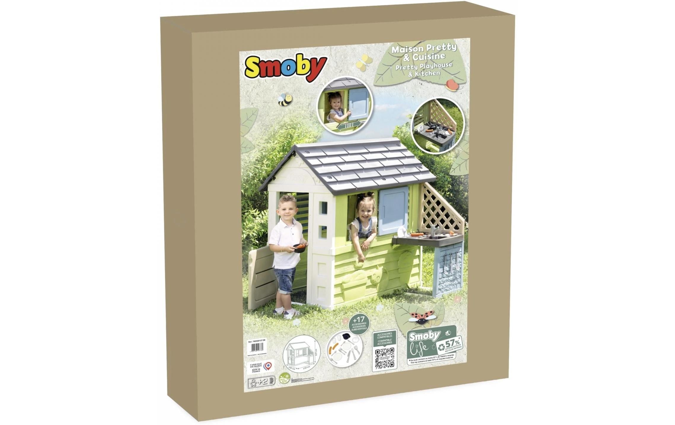 Smoby Spielhaus Life Pretty mit Küche