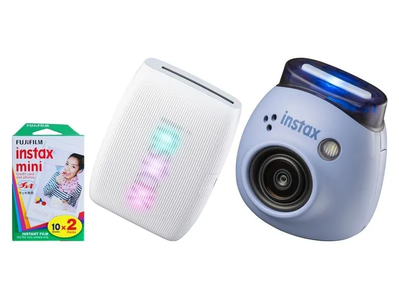 Fujifilm Fotokamera Instax Pal inkl. mini Link 3 und Film Blau