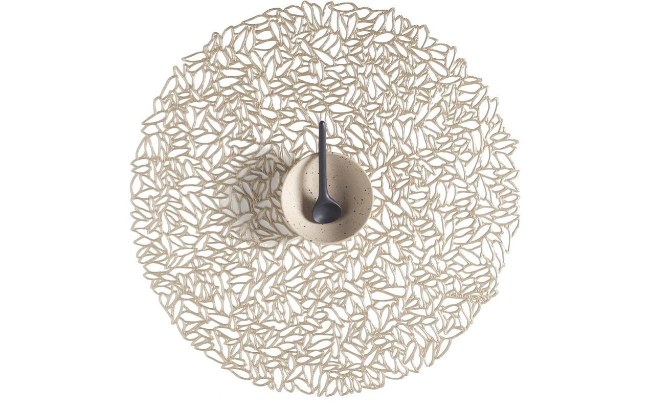 Chilewich Tischset Petal 38 cm, Champagner