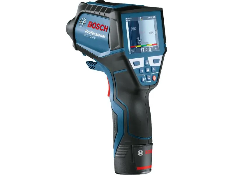 Bosch Professional Temperatur- und Feuchtigkeitsmessgerät GIS 1000 C, 12 V Akku Bosch Professional Temperatur- und Feuchtigkeitsmessgerät GIS 1000 C, 12 V Akku