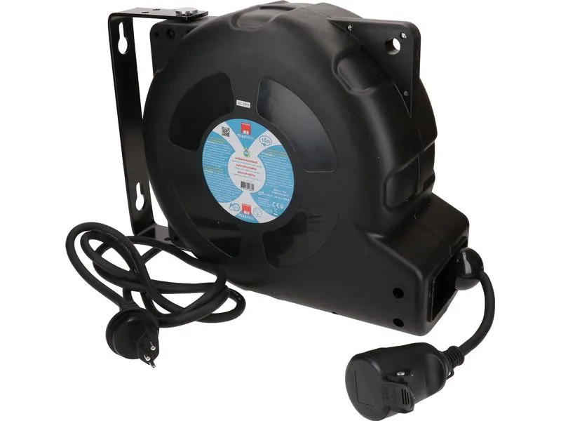 Max Hauri Kabelrolle 15 m, Schwarz Max Hauri Kabelrolle 15 m, Schwarz