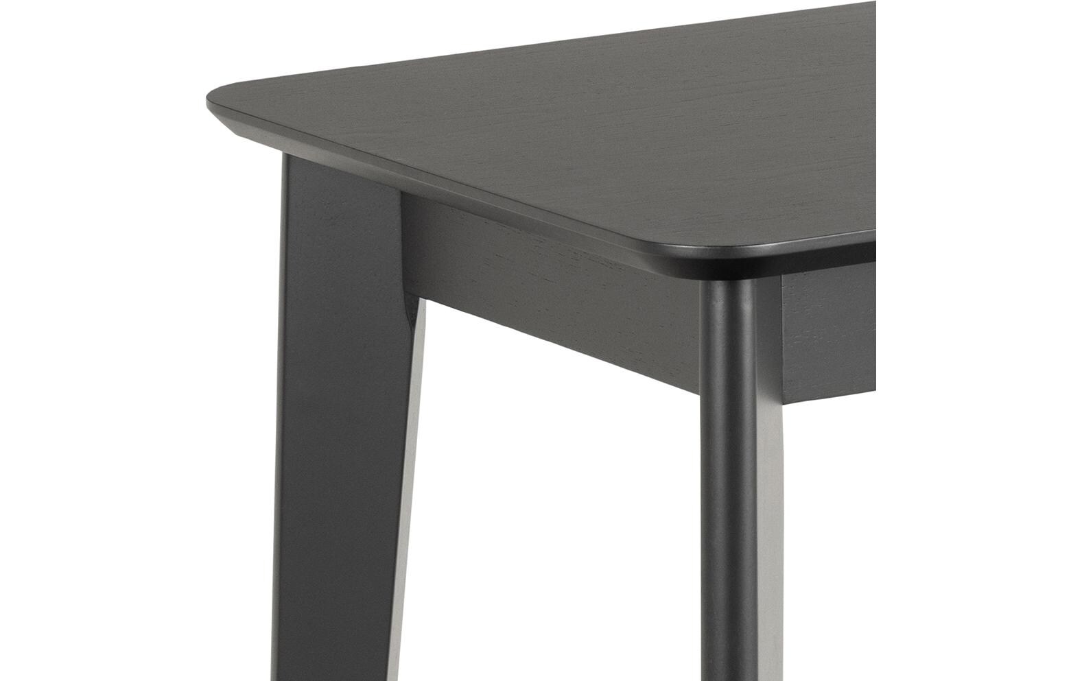 AC Design Tisch Roxby, Eiche, Schwarz