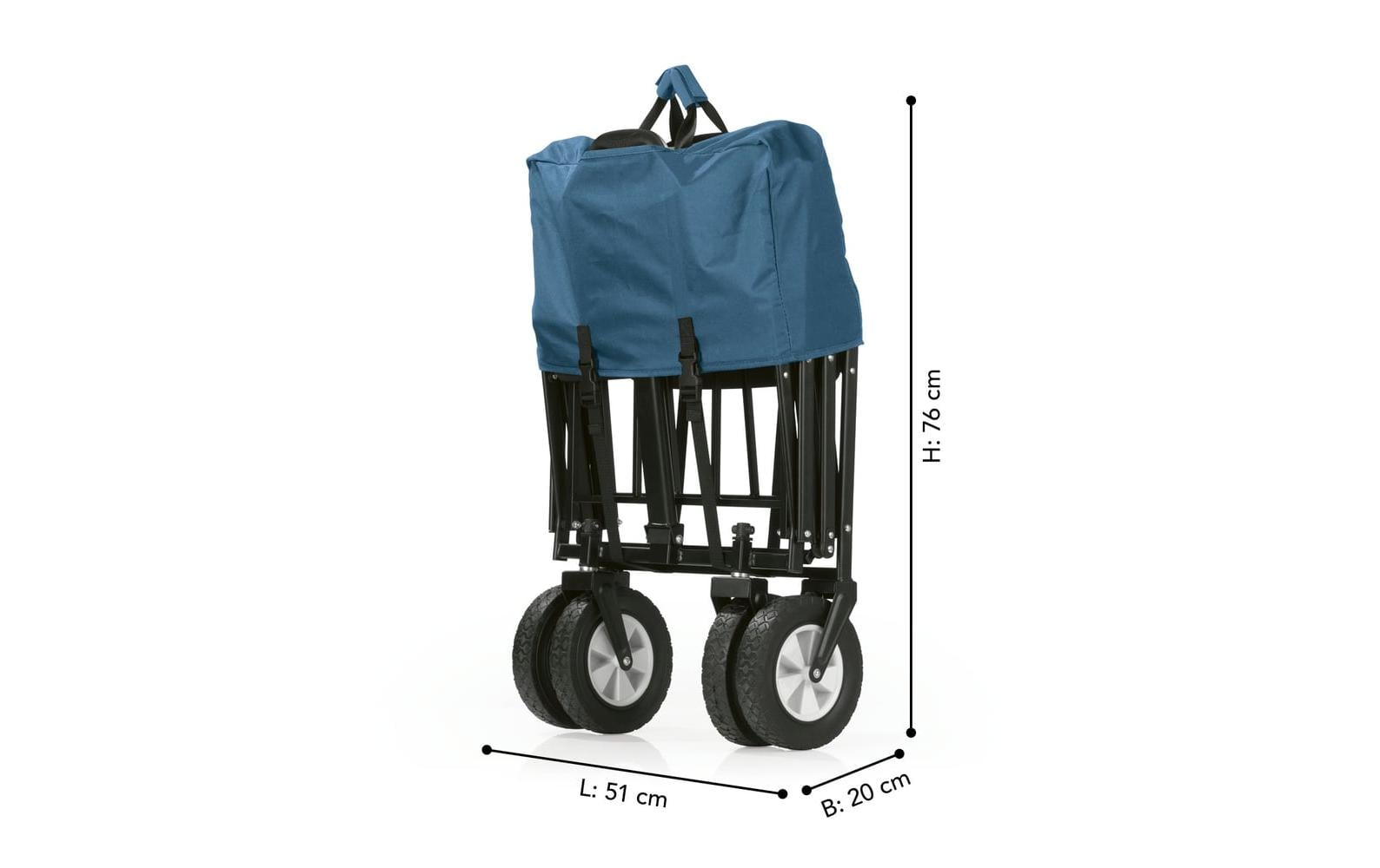 EASYmaxx Bollerwagen 100 x 50 x 61 cm