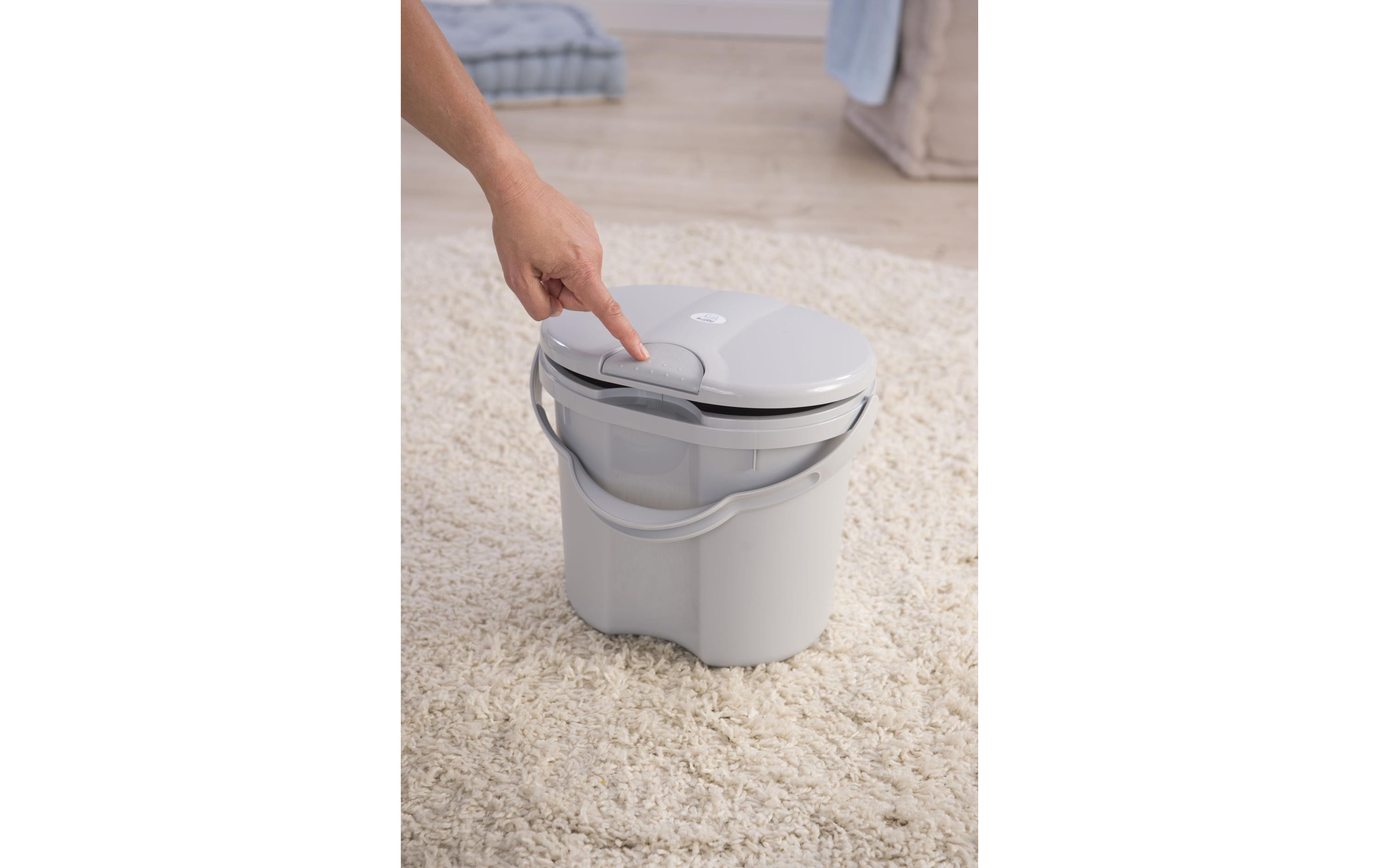 Rotho Babydesign Windeleimer Top Stone Grey 11 l
