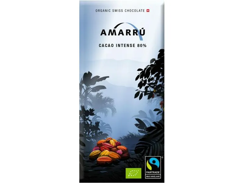 Amarru Tafelschokolade Cacao Intense 80% Bio 100 g Amarru Tafelschokolade Cacao Intense 80% Bio 100 g