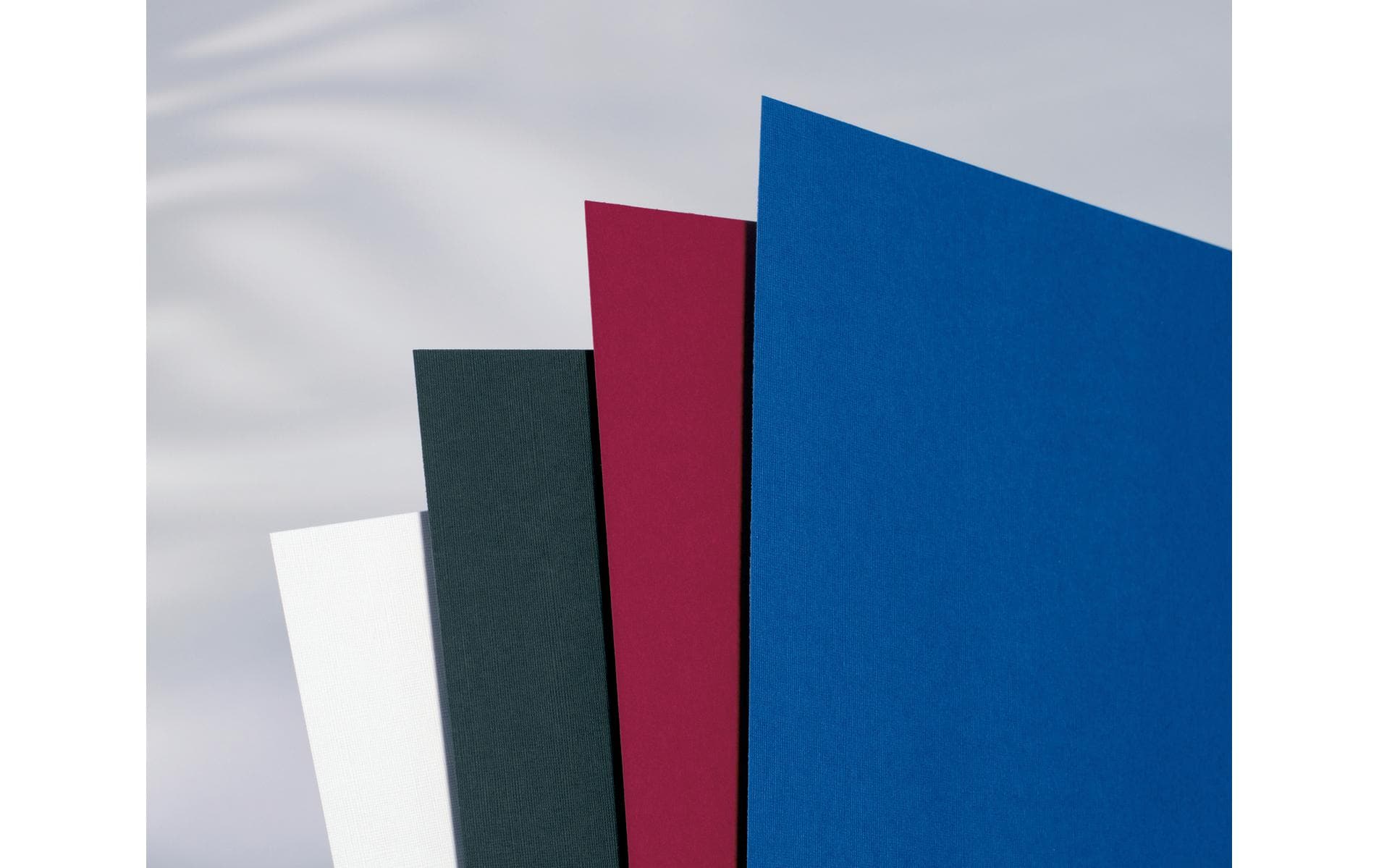 GBC Einbanddeckel Linen Weave 100 Stück, Blau