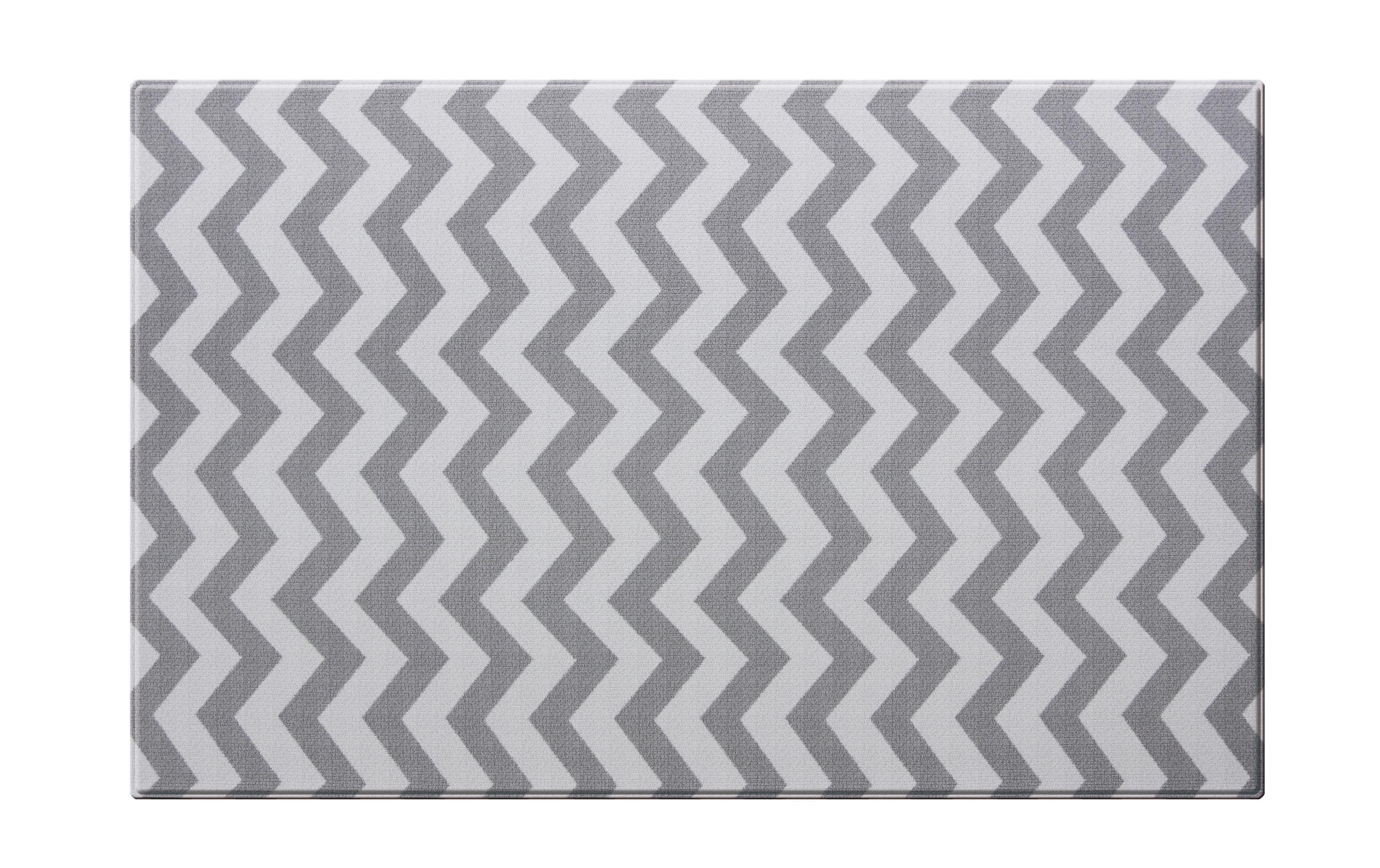Dwinguler Spielmatte Slim Zig Zag Grau 180 x 140 cm Dwinguler Spielmatte Slim Zig Zag Grau 180 x 140 cm