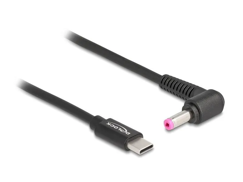 Delock Ladekabel USB-C zu HP 4.8 x 1.7 mm Stecker 1.5 m Delock Ladekabel USB-C zu HP 4.8 x 1.7 mm Stecker 1.5 m