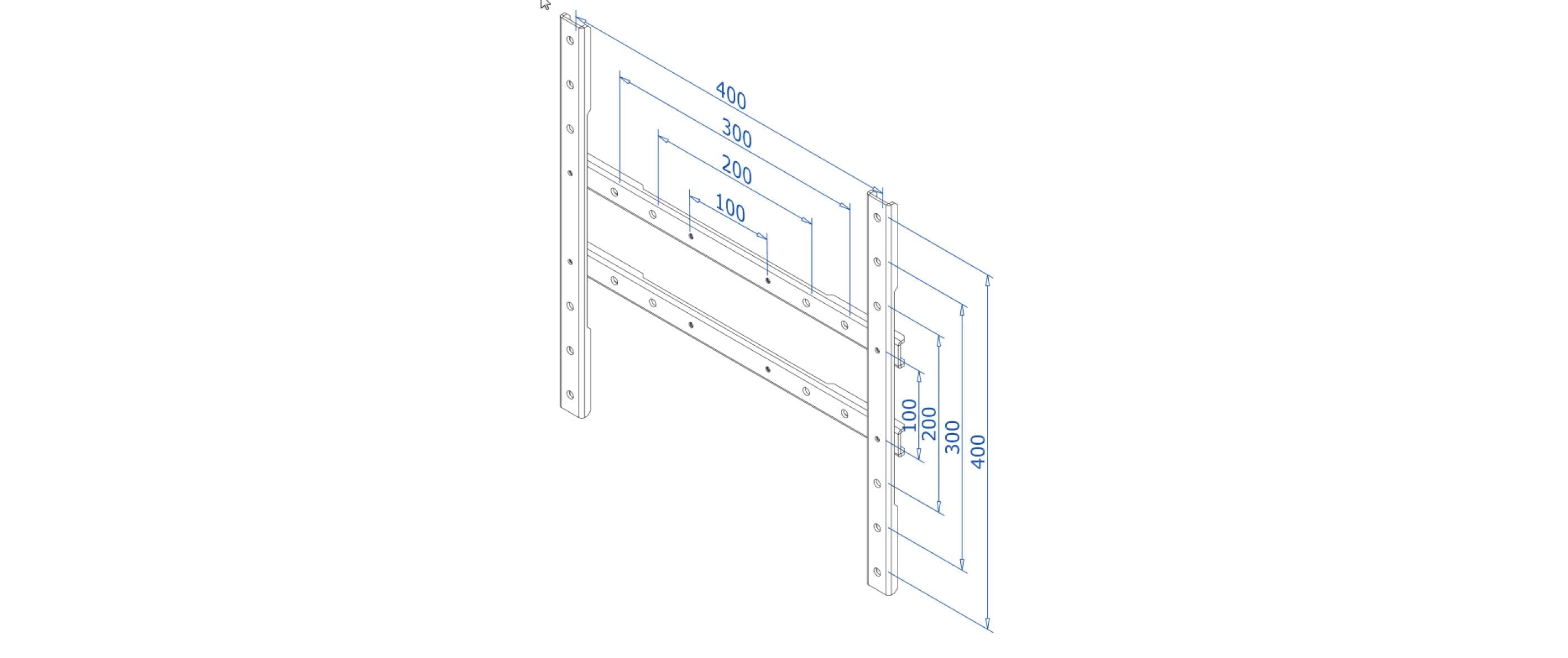 NEOMOUNTS VESA-Platte FPMA-VESA425 NEOMOUNTS VESA-Platte FPMA-VESA425