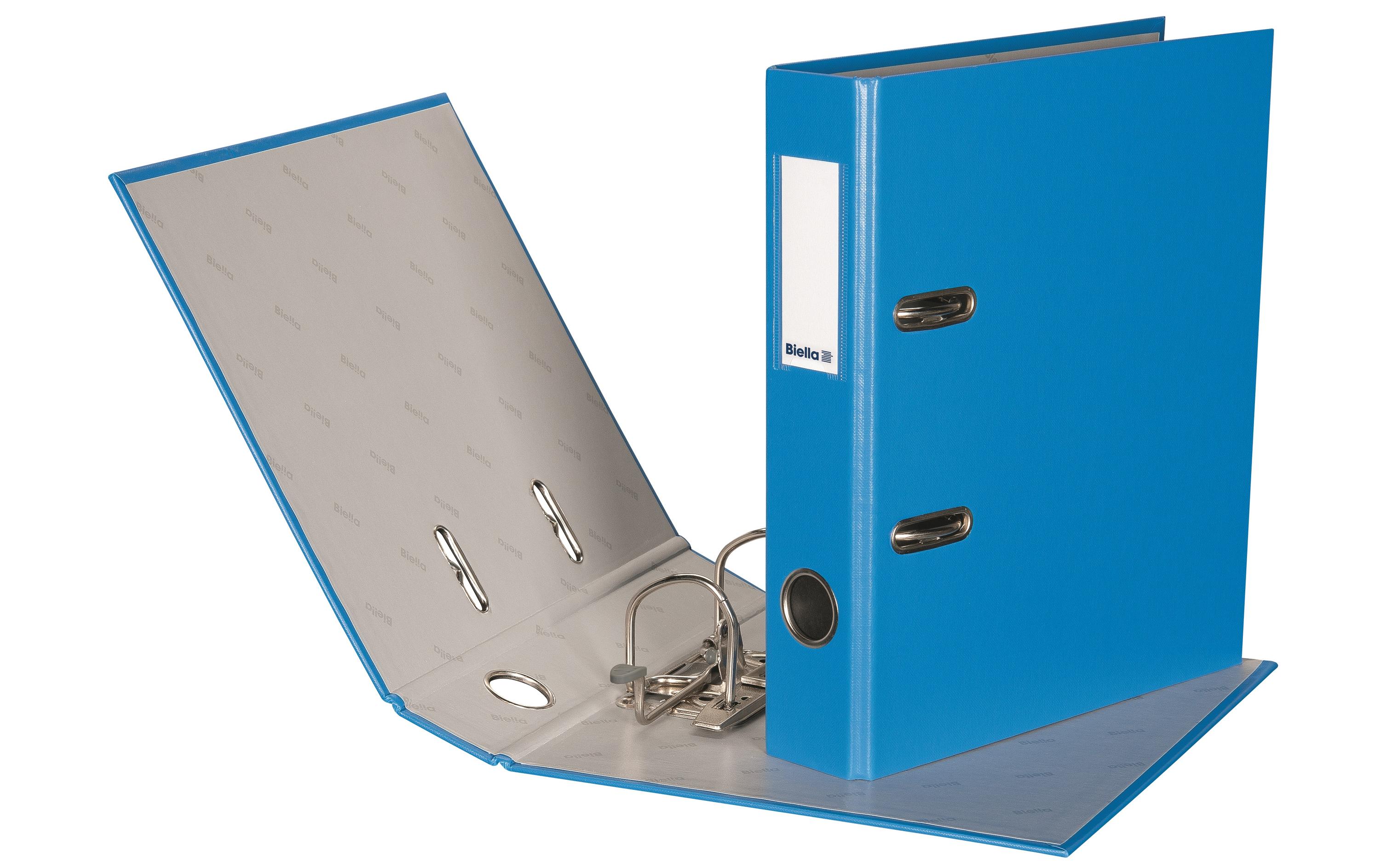 Biella Ordner Plasticolor A5 4 cm, Blau