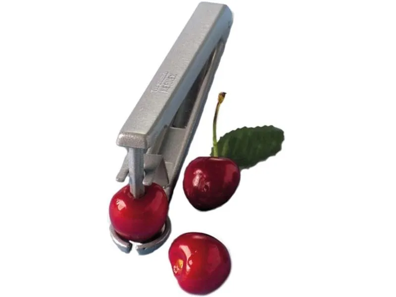 Westmark Kirschentkerner Kernex, 14 x 4x2.5 cm Silber