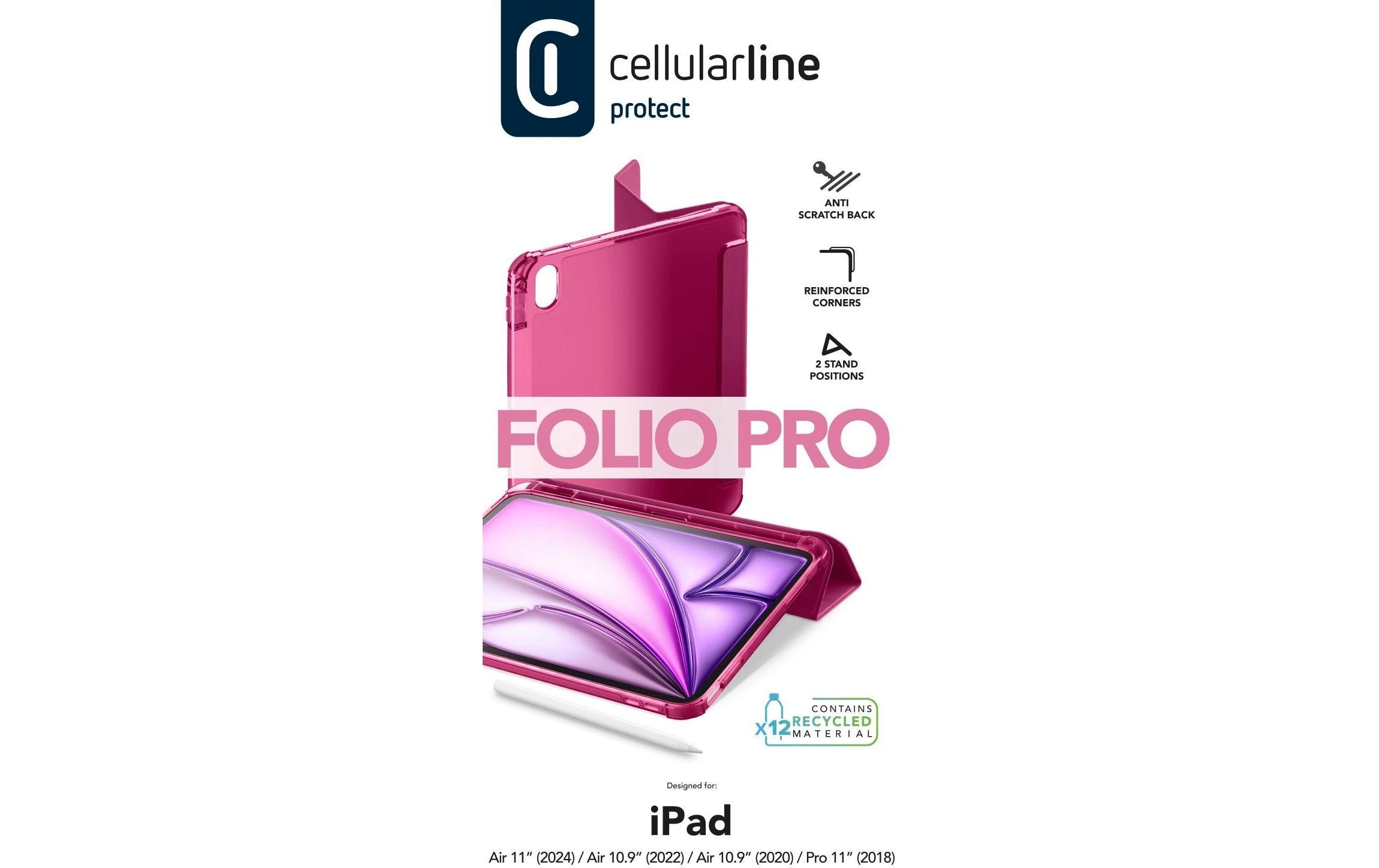 Cellular Line Tablet Book Cover Folio Case Pink Cellular Line Tablet Book Cover Folio Case Pink