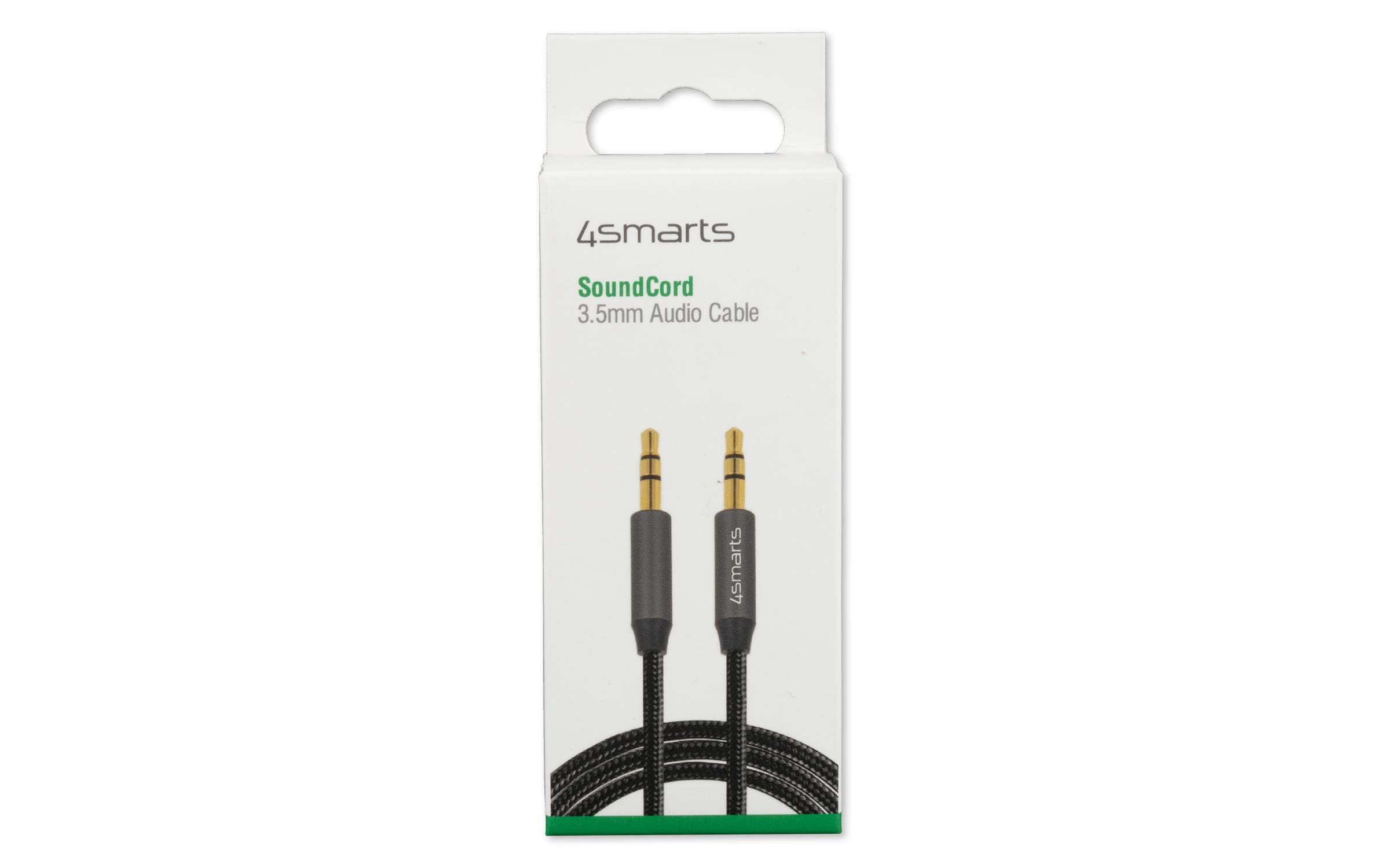 4smarts 3.5mm Audio Kabel 1m, schwarz