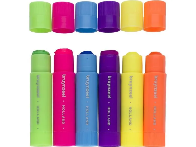 Bruynzeel Posterfarbe Neon 6 Stück Bruynzeel Posterfarbe Neon 6 Stück