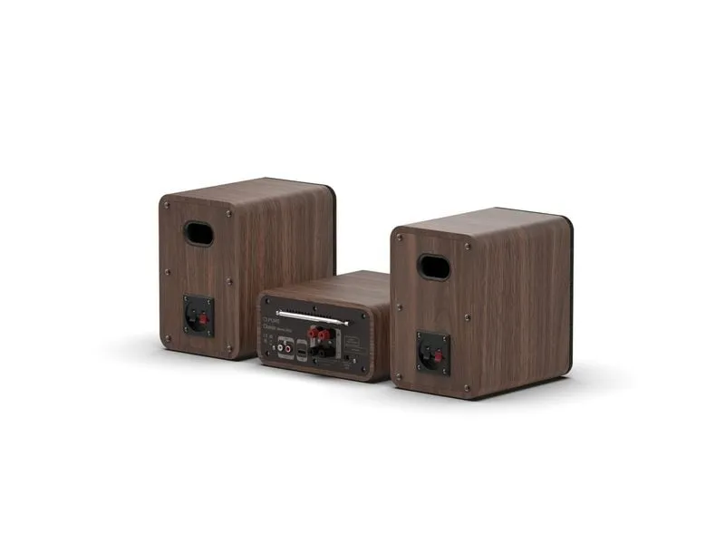 Pure Micro-HiFi Anlage Classic Stereo Mini Walnuss Pure Micro-HiFi Anlage Classic Stereo Mini Walnuss