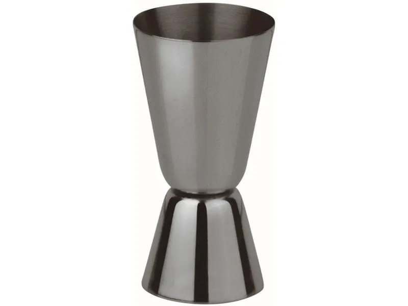 Paderno Cocktail-Doppelmass 40/20 ml, Grau/Schwarz Paderno Cocktail-Doppelmass 40/20 ml, Grau/Schwarz