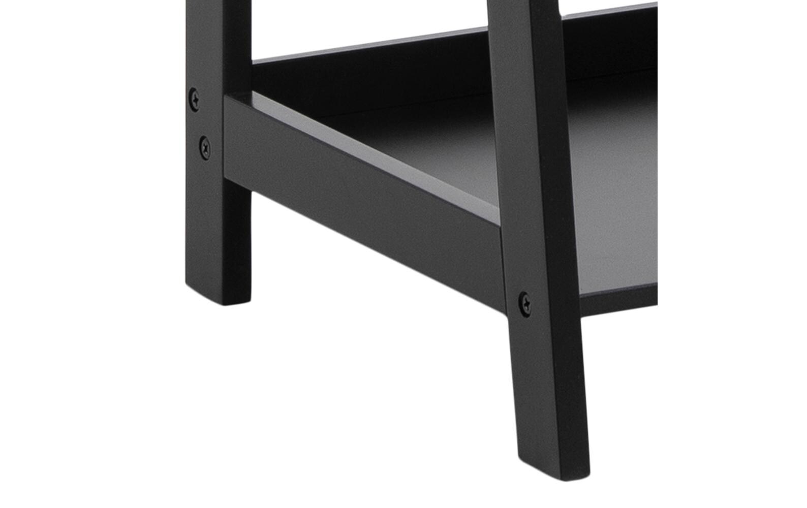 AC Design Regal Wally 63 x 40 x 130 cm, Schwarz