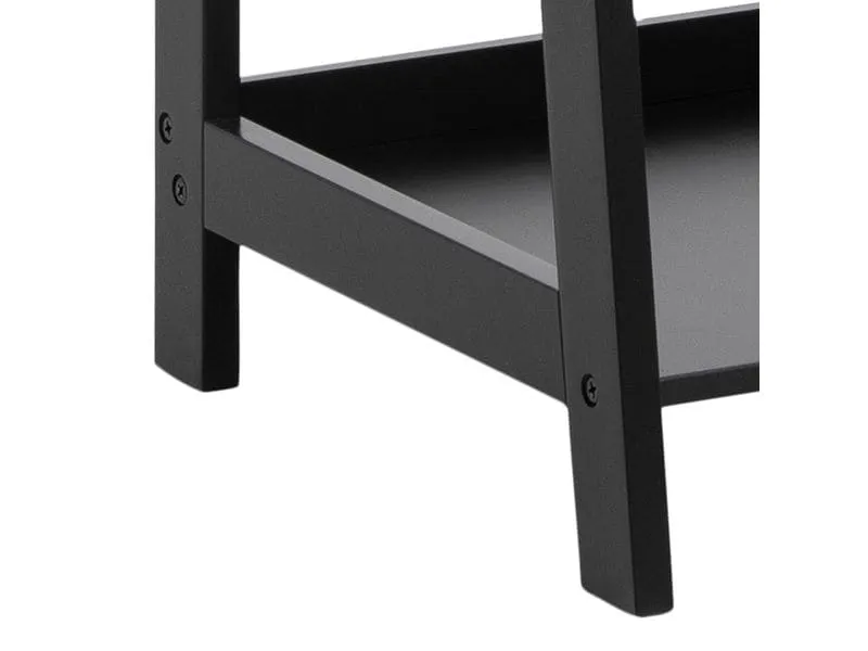 AC Design Regal Wally 63 x 40 x 130 cm, Schwarz
