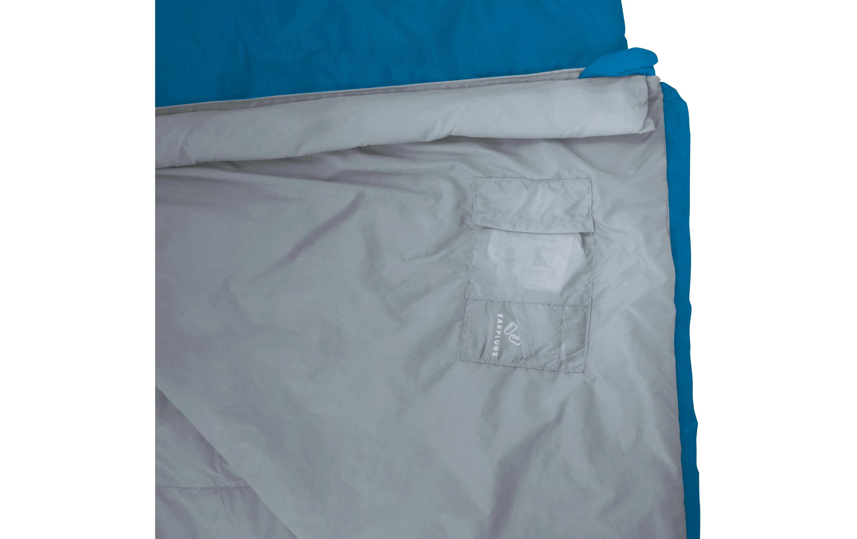 Grüezi Bag Schlafsack Biopod Wolle Almhütte 195 Polyester, True Blue