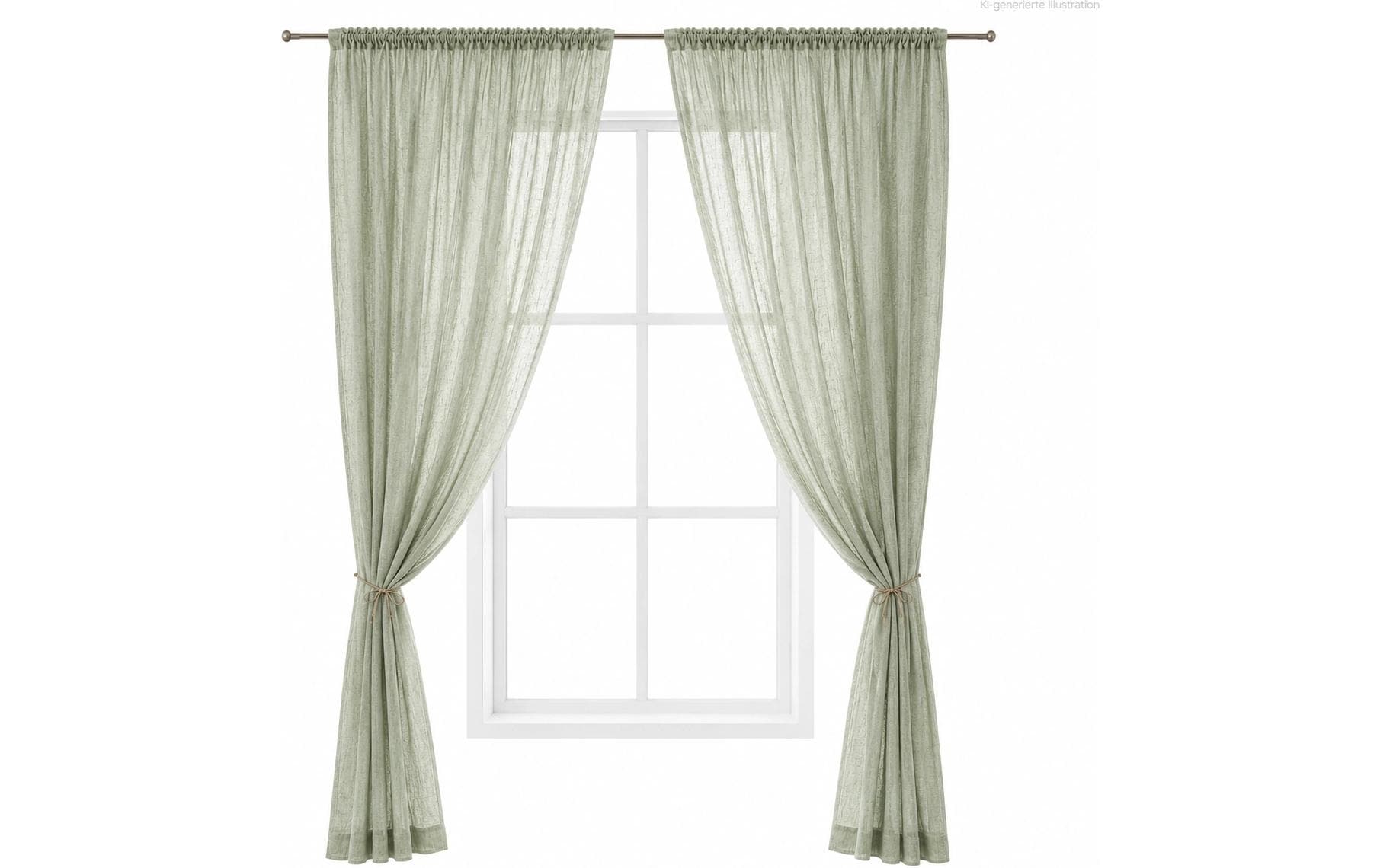 Urbanara URBANARA Vorhang 2er-Set Mafalda Nova 140 cm x 245 cm