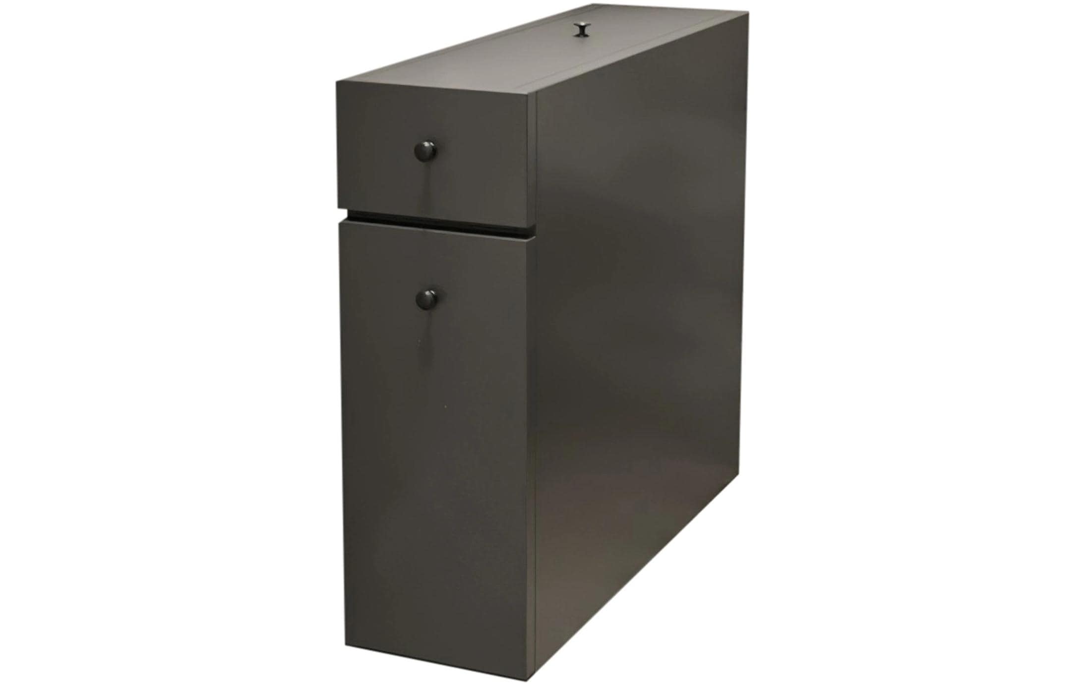 Woody Fashion Badezimmerregal Calencia 19 x 55 x 60 cm, Anthrazit Woody Fashion Badezimmerregal Calencia 19 x 55 x 60 cm, Anthrazit