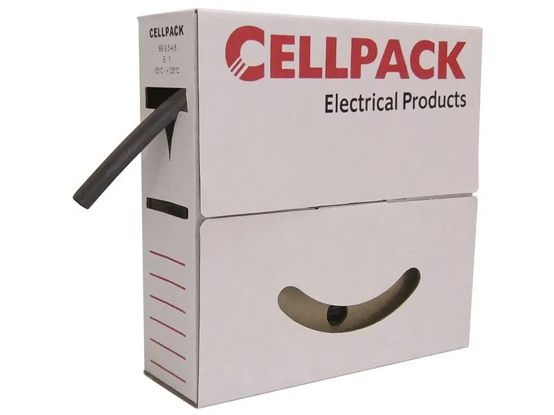 Cellpack AG Schrumpfschlauch 10 m x 9 mm Schwarz