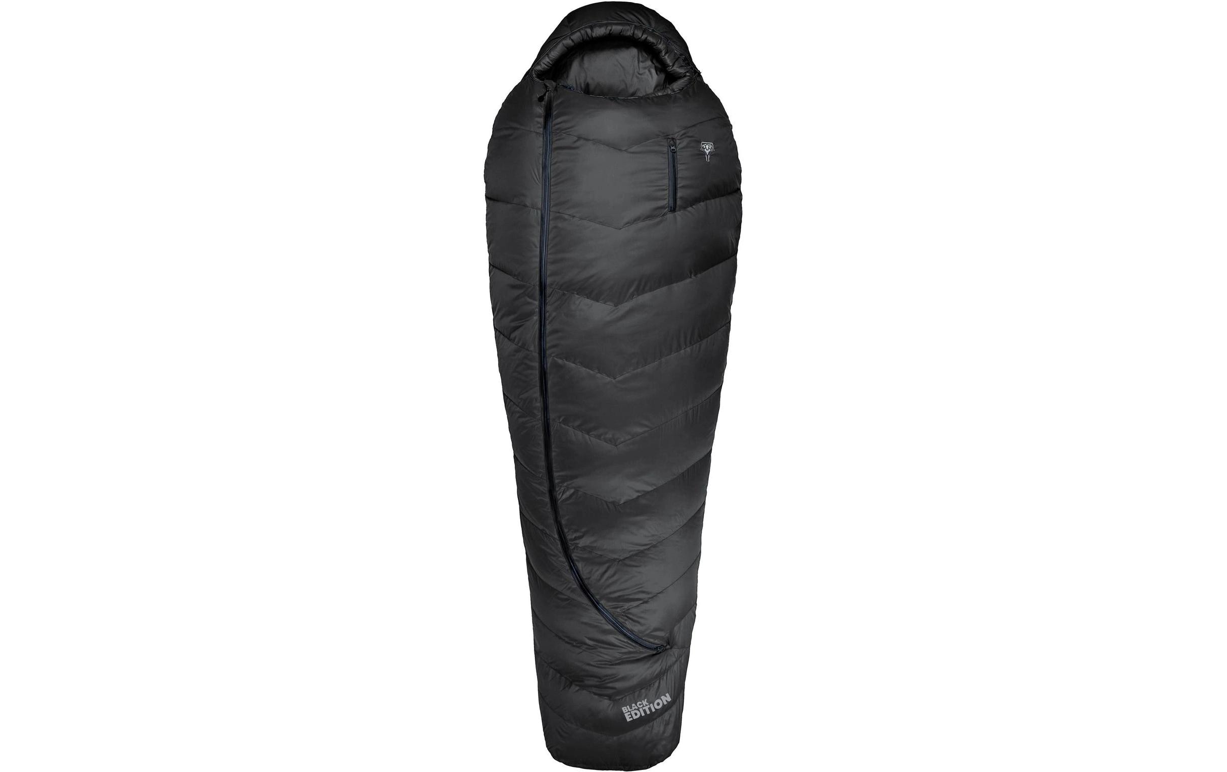 Grüezi Bag Schlafsack DownWool Subzero 2.0 -8 °C 175 cm, Schwarz