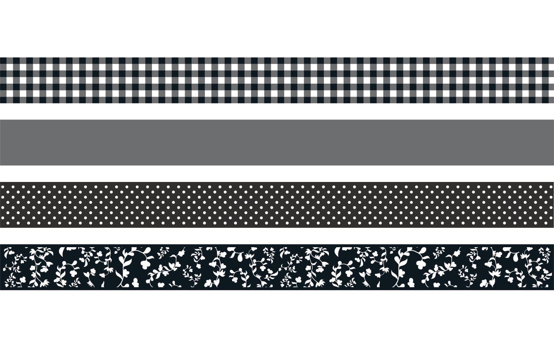 Heyda Washi Tape Colour Code Onyx Schwarz Heyda Washi Tape Colour Code Onyx Schwarz