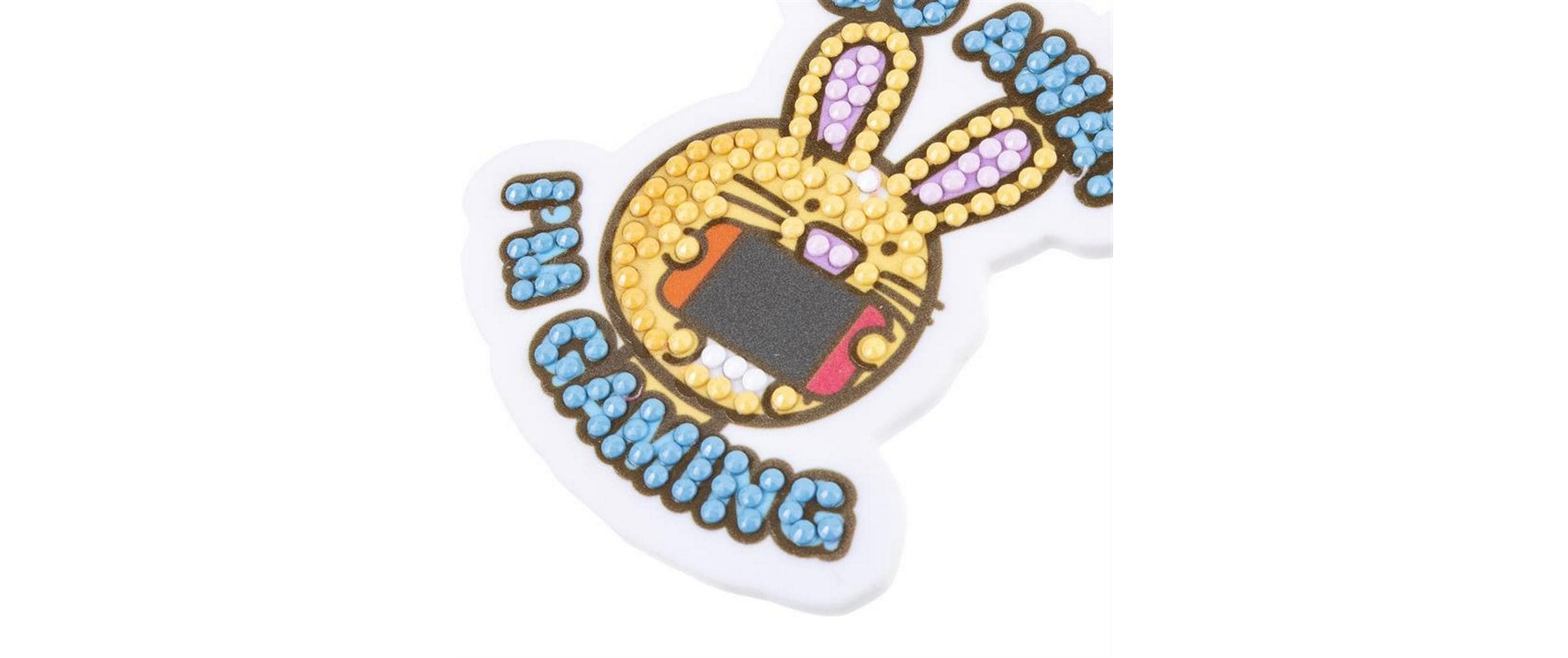 CRAFT Buddy Go Away I'm Gaming, Crystal Art Rucksack Anhänger
