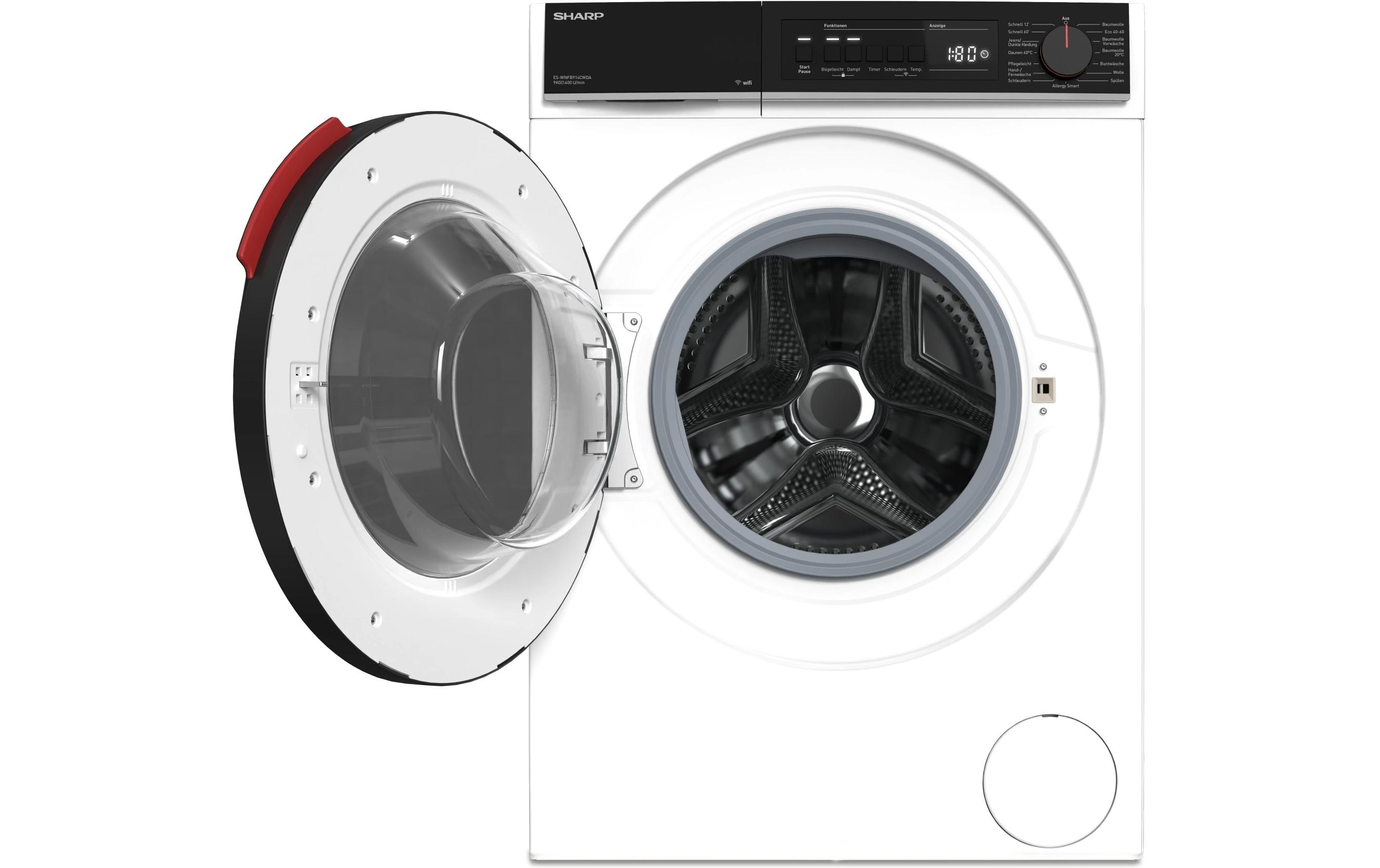 Sharp Waschmaschine ES-WNFB914CWDA-CH Links Sharp Waschmaschine ES-WNFB914CWDA-CH Links