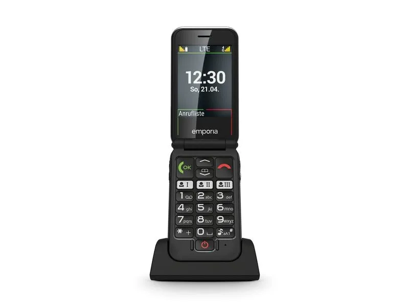 Emporia JOY LTE V228 Klapphandy 4G 2.8 Zoll Schwarz Emporia JOY LTE V228 Klapphandy 4G 2.8 Zoll Schwarz
