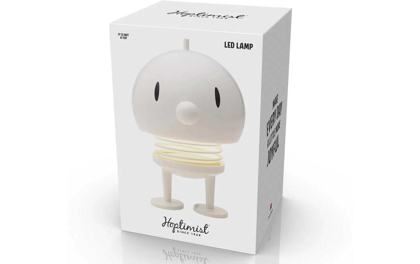 Hoptimist Tischleuchte Bumble Weiss, XL ABS/Stahl, 15 x 23 cm