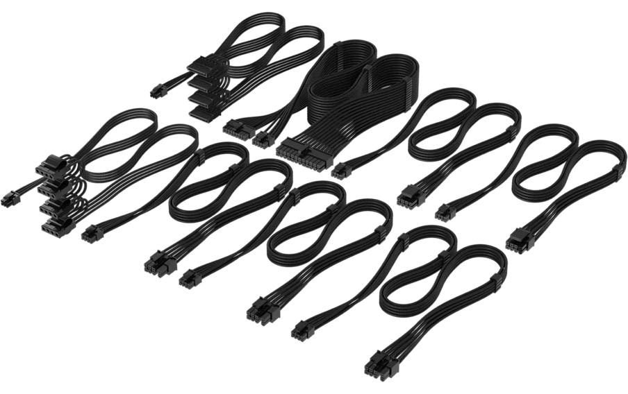 Corsair Elite Premium Ind. Sleeved PSU Cables T5 Pro Kit 75 cm Corsair Elite Premium Ind. Sleeved PSU Cables T5 Pro Kit 75 cm