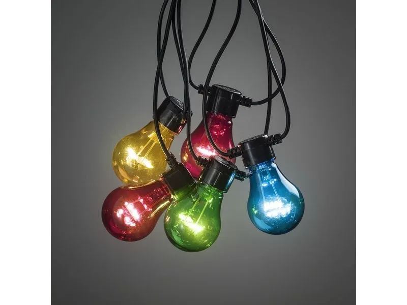 Konstsmide Lichterkette LED Party Lichterkette - Bunt
