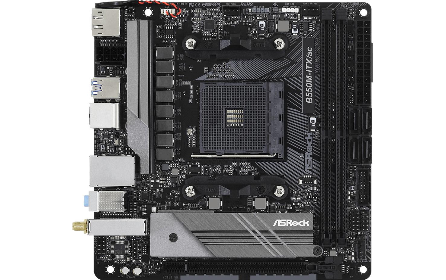 ASRock Mainboard B550M-ITX/ac