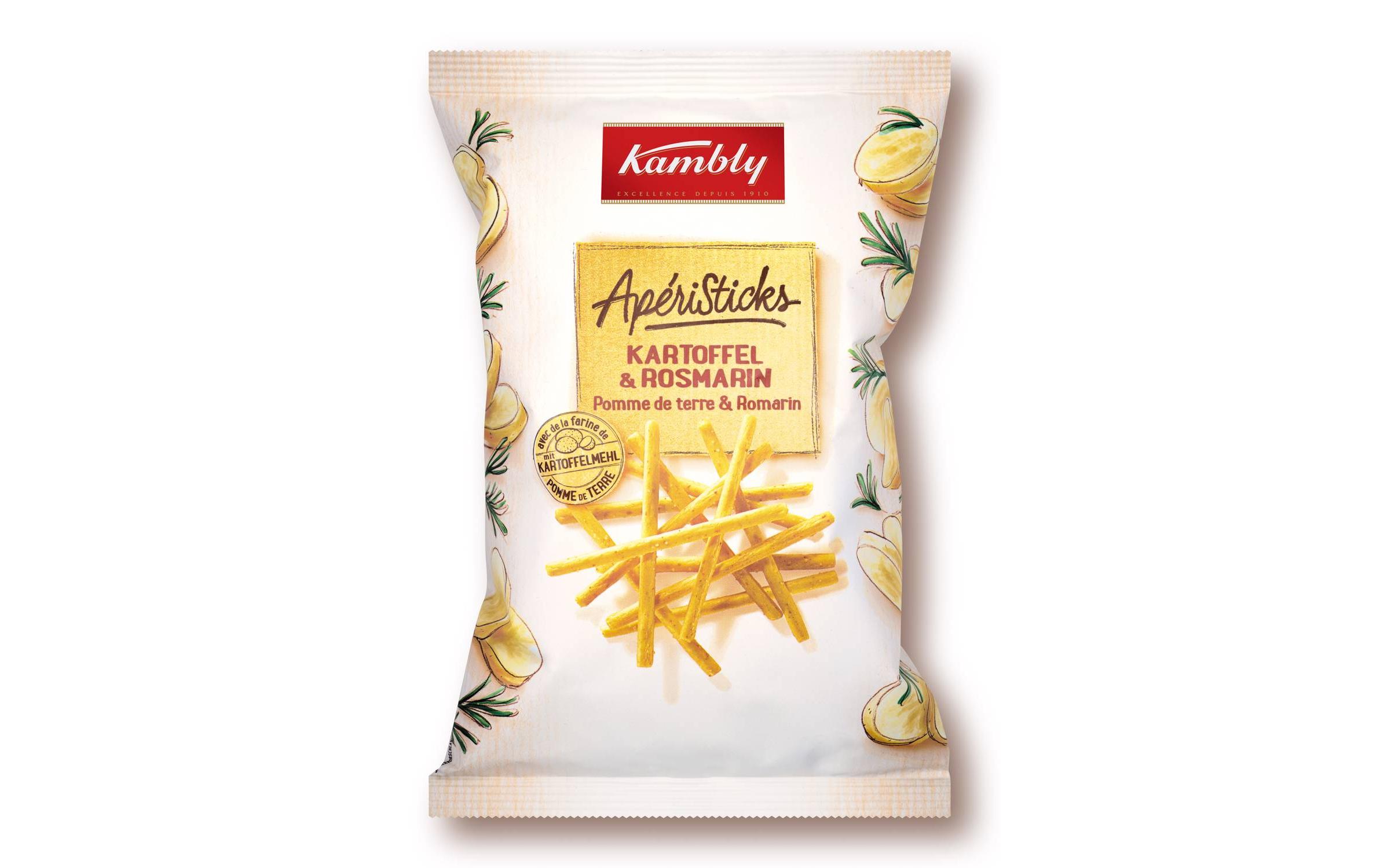 Kambly Apéristicks Kartoffel Rosmarin 140 g Kambly Apéristicks Kartoffel Rosmarin 140 g