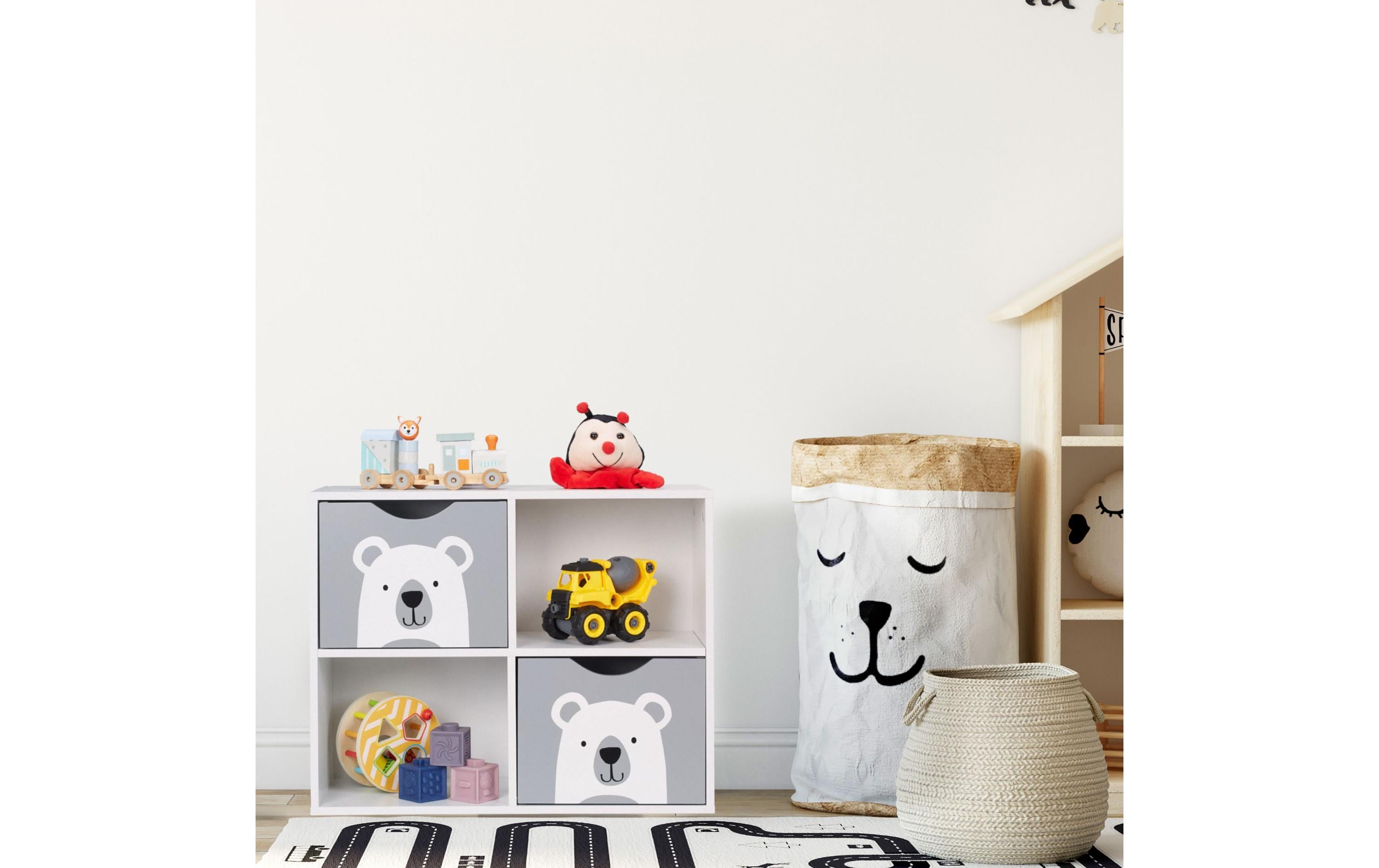 relaxdays Regal Bär, MDF / Kiefern