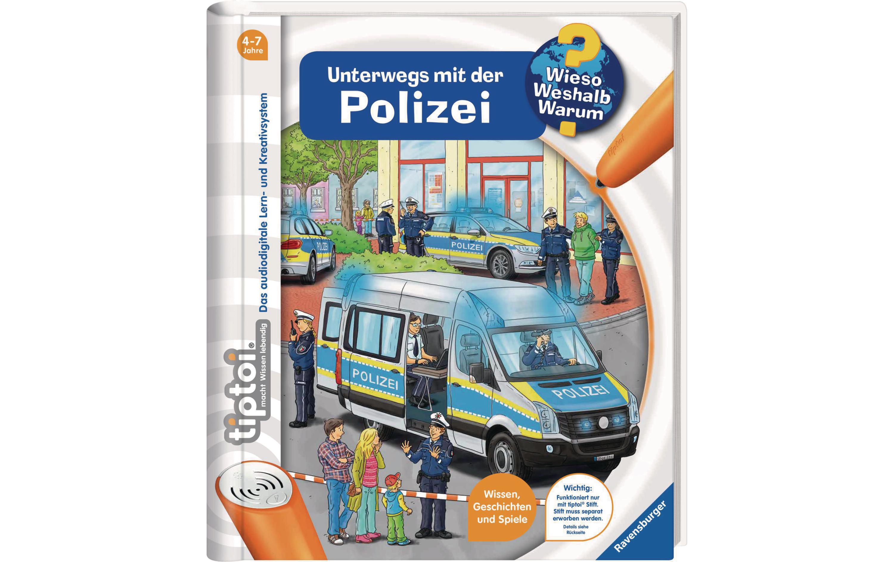 tiptoi Lernbuch Unterwegs mit der Polizei
