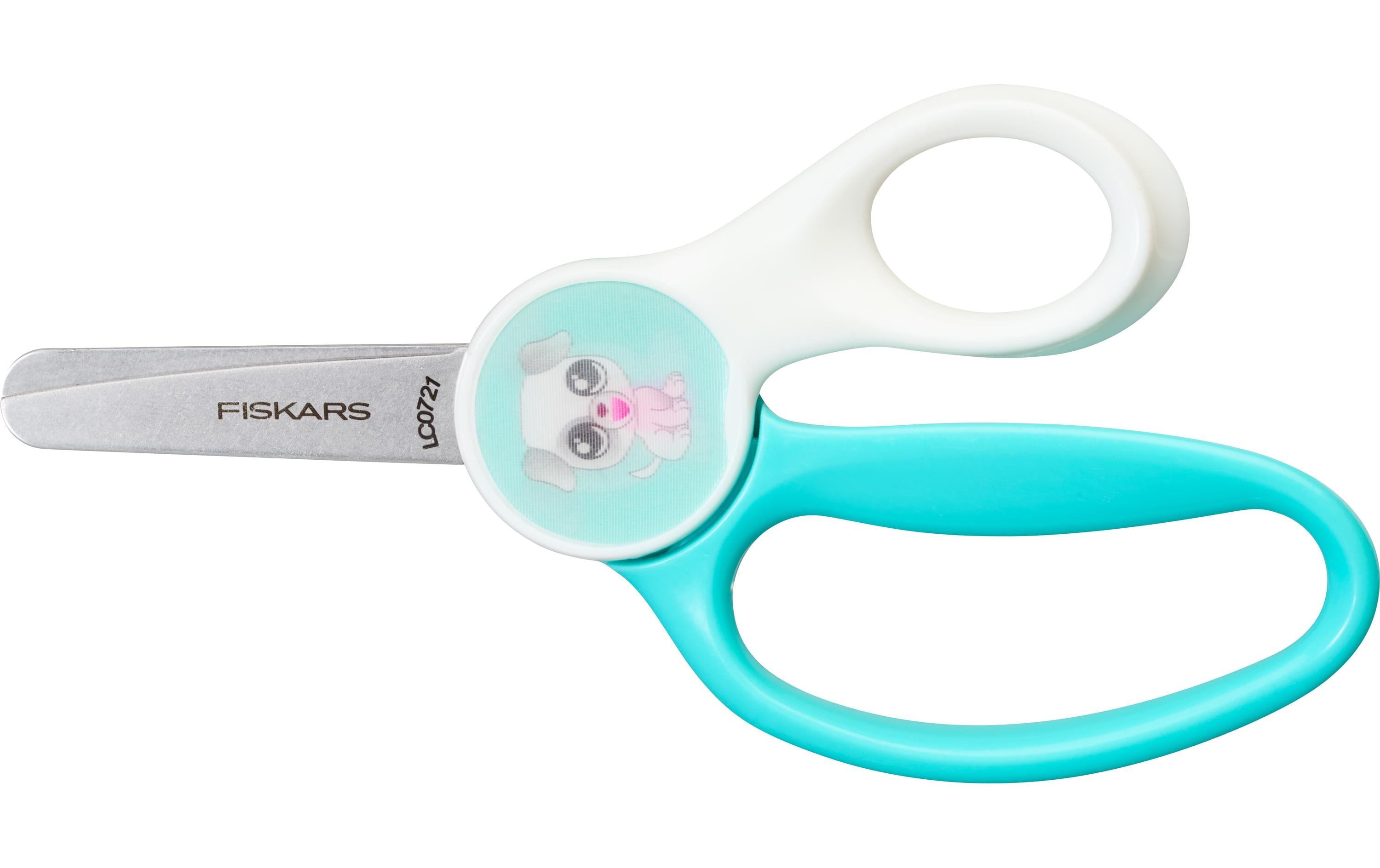 Fiskars Kinderschere Puppy 13 cm, Edelstahl, Rechtshänder