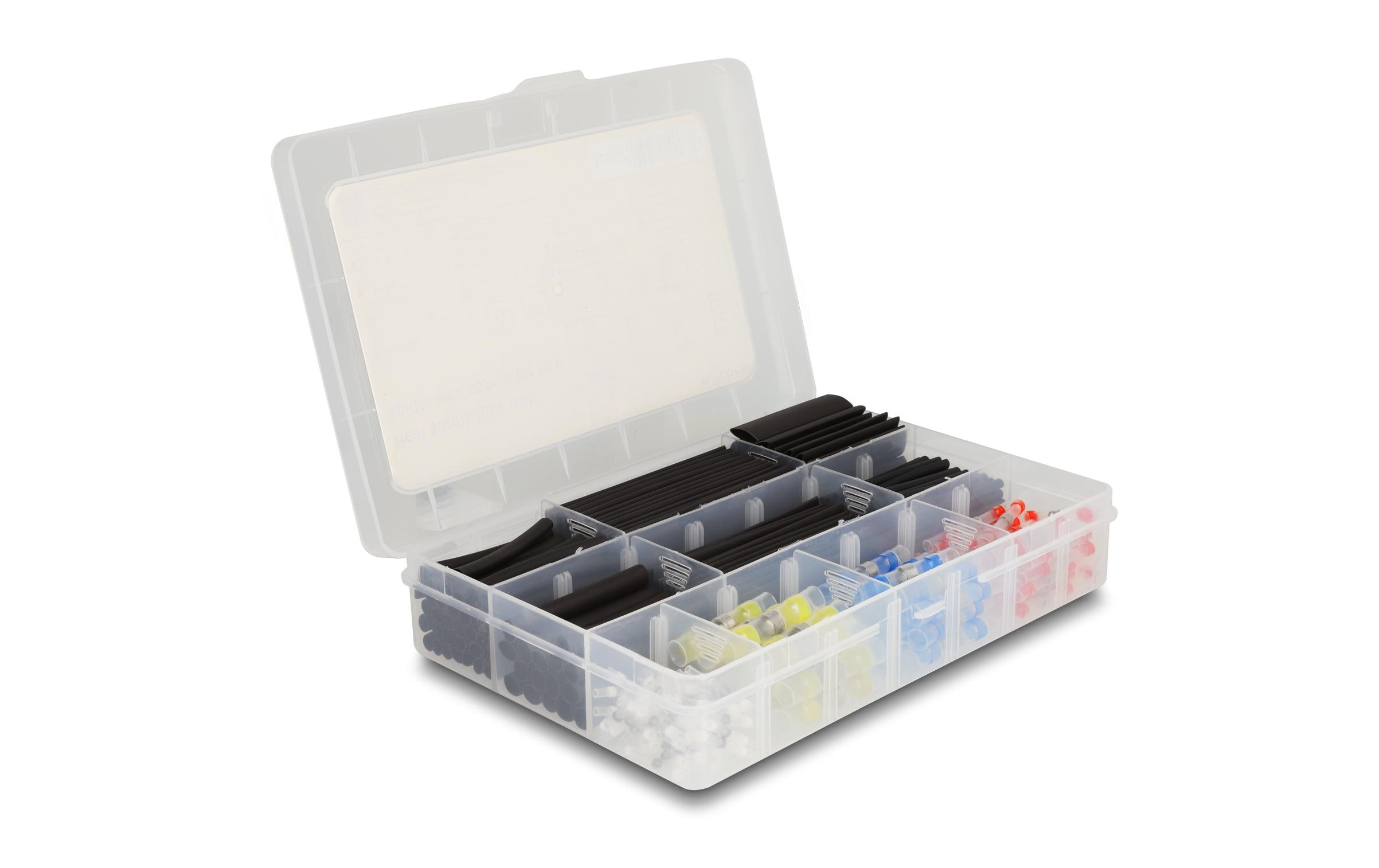 Delock Schrumpfschlauch 308-teilig Sortimentsbox, Mehrfarbig Delock Schrumpfschlauch 308-teilig Sortimentsbox, Mehrfarbig