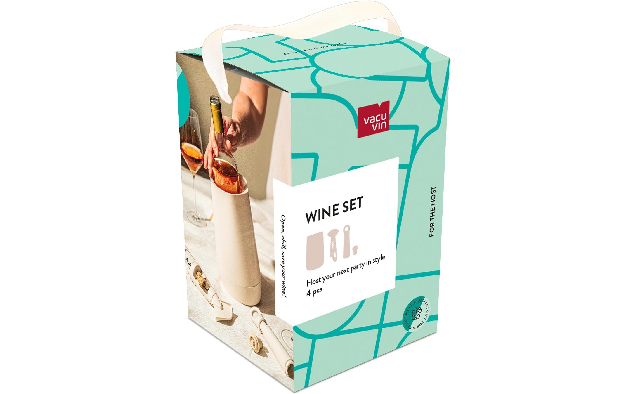 Vacuvin Weinset Host Sand 4-teilig
