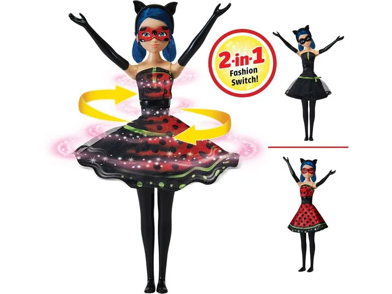 BANDAI Puppe Miraculous: Ladybug Verwandlung 26 cm